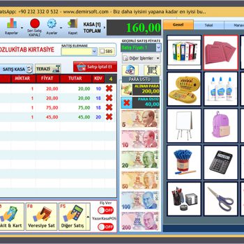 DemirSoft Kırtasiye Barkodlu Satış Programı