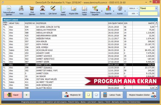 Ön Muhasebe Programı Full Sürüm