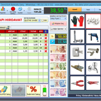 Hırdavat Yapı Market Barkodlu Satış Programı