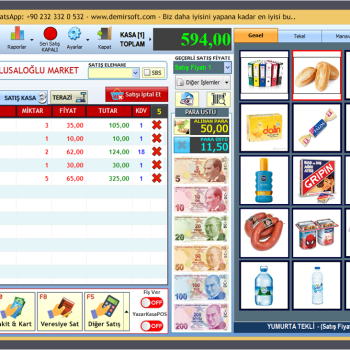 Barkodlu Market Satış Programı